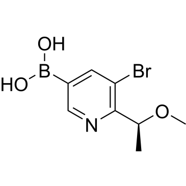 (S)-(5-Bromo-6-(1-methoxyethyl)pyridin-3-yl)boronic acidCas:2641451-77-4