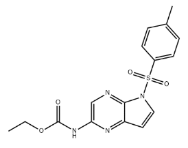 N-[5-[(4-Methylphenyl)sulfonyl]-5H-pyrrolo[2,3-b]pyrazin-2-yl]carbamic acid ethyl ester