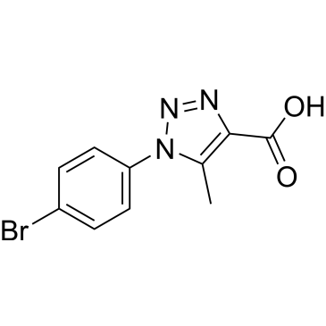 1-(4-Bromophenyl)-5-methyl-1H-1,2,3-triazole-4-carboxylic acidCas:20725-34-2