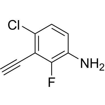 4-chloro-3-ethynyl-2-fluoro-anilineCas:2183474-53-3