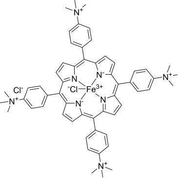 5,10,15,20-Tetrakis(4-N,N,N-trimethylanilinium)porphyrin-Fe(III) PentachlorideCas:2241100-95-6