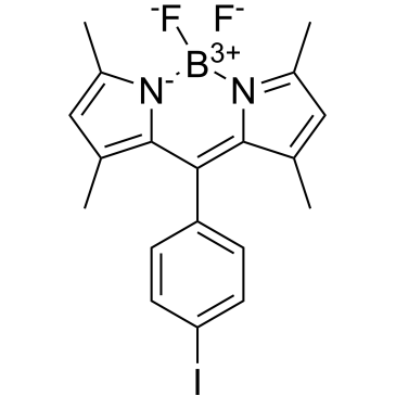 4,4-Difluoro-8-(4-iodophenyl)-1,3,5,7-tetramethyl-4-bora-3a,4a-diaza-s-indaceneCas:250734-47-5