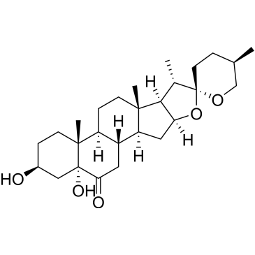 (2AR,2'R,4S,5'R,6aR,6bS,8aS,8bR,9S,11aS,12aS,12bS)-2a,4-dihydroxy-5',6a,8a,9-tetramethylicosahydrospiro[naphtho[2',1':4,5]indeno[2,1-b]furan-10,2'-pyran]-2(11aH)-oneCas:56786-63-1
