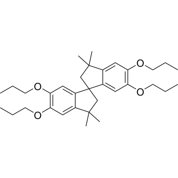 3,3,3',3'-Tetramethyl-5,5',6,6'-tetrapropoxy-1,1'-spirobiindaneCas:89929-65-7